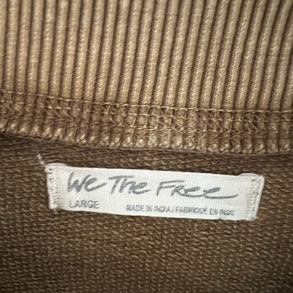 Free People We The Free Pixie Sweatshirt Mini Dress Oversized Cotton - Picture 6 of 7